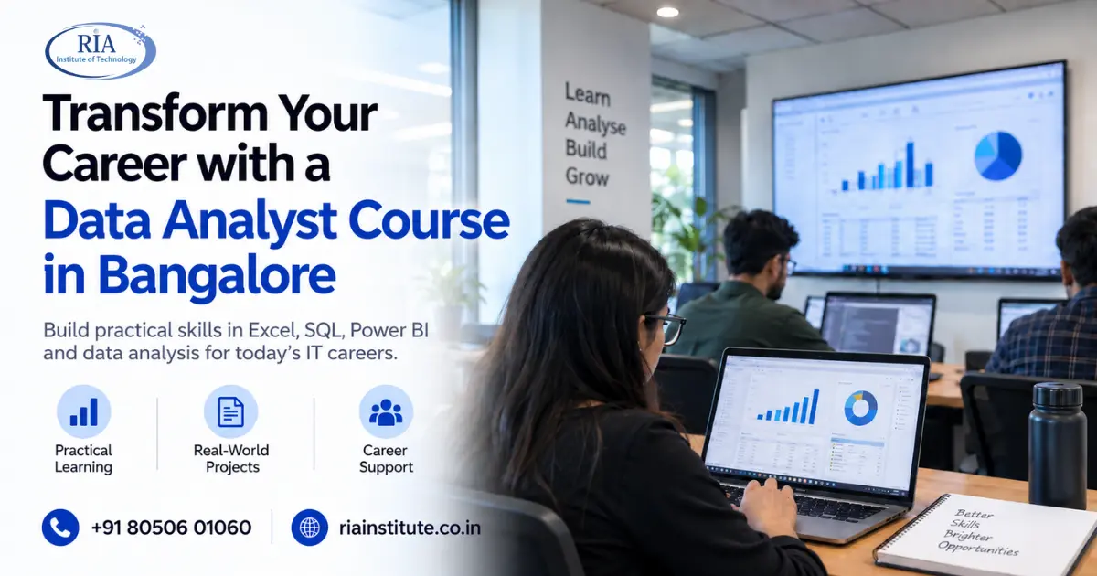 Transform Your Career with a Data Analyst Course in Bangalore
