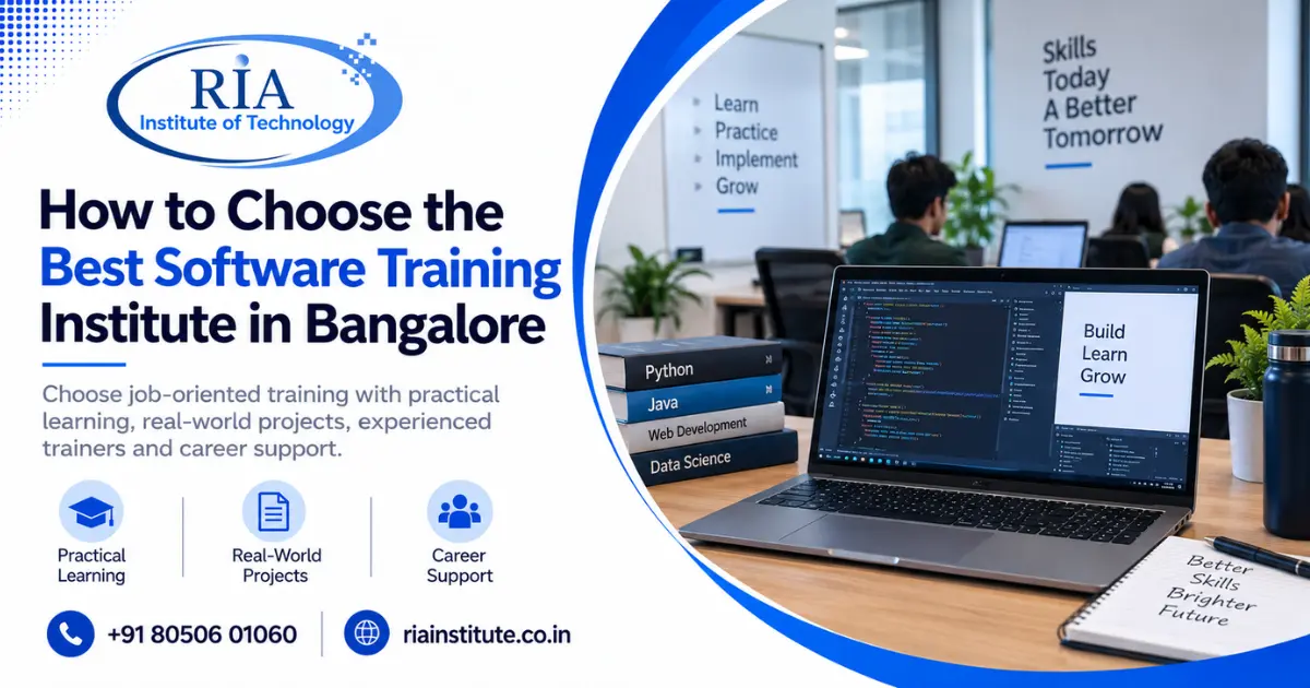 How to Choose the Best Software Training Institute in Bangalore